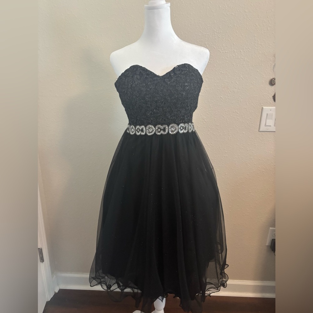 Glitter sparkle dress strapless